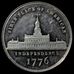 HK-45 1876 Centennial Washington Large Bust / Small Independence Hall SCD
