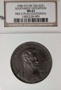 HK-336 1909 Pike’s Peak Southwest Expedition SCD – Silver