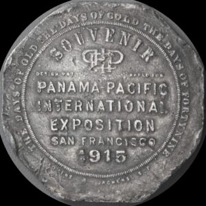 HK-423 1915 Panama-Pacific International Exposition Design.Pat Left Souvenir Slug SCD