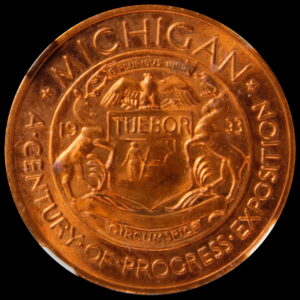 HK-473 1933 Century of Progress Michigan State SCD