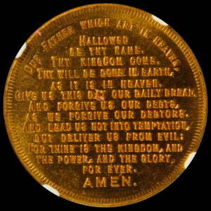 HK-479 1939 GGIE Protestant Lord’s Prayer / Textured Seal SCD