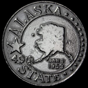 HK-535 1959 Alaska-Hawaii Statehood Aluminum SCD