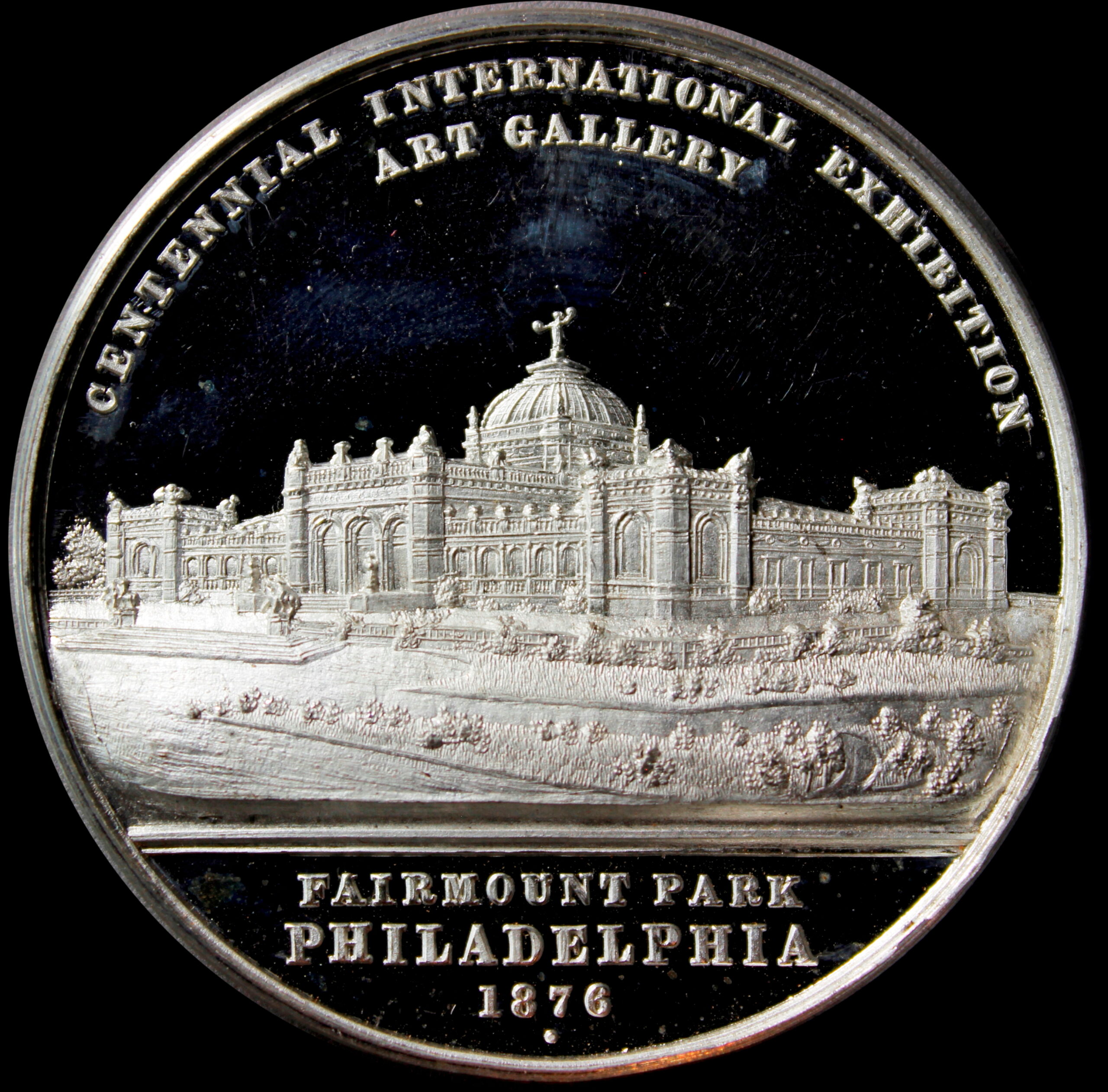 1876 Centennial Main Building / Art Gallery – Large Medal