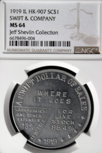HK-907 1919 Swift & Company Legend Reverse SCD