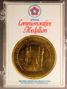 HK-19 1976 Centennial Nevada Restrike in Bronze SCD