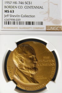 HK-746 1957 Borden Company Centennial SCD