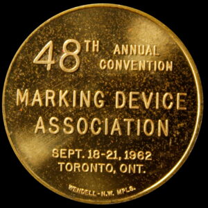 HK-751 UNL 1962 Marking Device Toronto Canada SCD