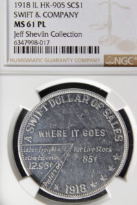 HK-905 1918 Swift & Company with S Logo SCD