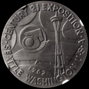 1962 Century 21 Exposition Official Silver SCD