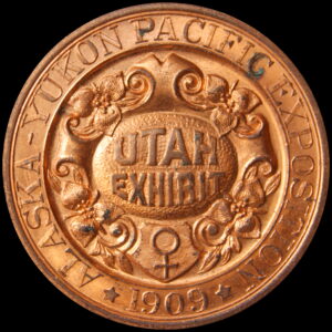 HK-359 1909 Alaska-Yukon-Pacific Exposition Copper Utah Exhibit SCD