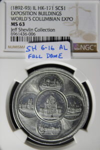 HK-171 1893 Columbian Ferris Wheel / Five Edifices SCD