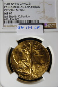 HK-289 1901 Pan-American Exposition Official SCD