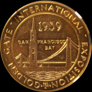 HK-481 1939 Golden Gate International Exposition Official SCD – Dots Variety