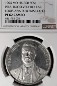 HK-308 1904 Louisiana Purchase Roosevelt SCD