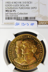 HK-310 1904 Louisiana Purchase Good Luck SCD