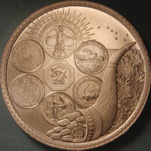 11th So-Called Dollar Fellowship Gathering “Copper” Medal struck by Daniel Carr