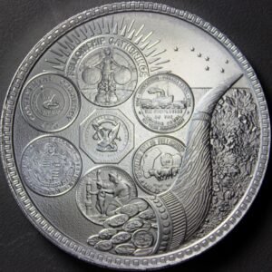 11th So-Called Dollar Fellowship Gathering “Silver” Medal struck by Daniel Carr
