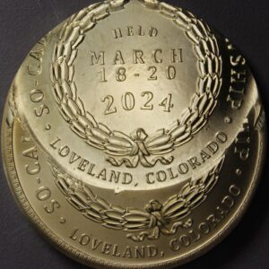 11th So-Called Dollar Fellowship Gathering ERROR “Double Struck in Brass” Medal struck by Daniel Carr