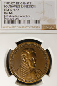 HK-338 1909 Pike’s Peak Southwest Expedition SCD – Bronze