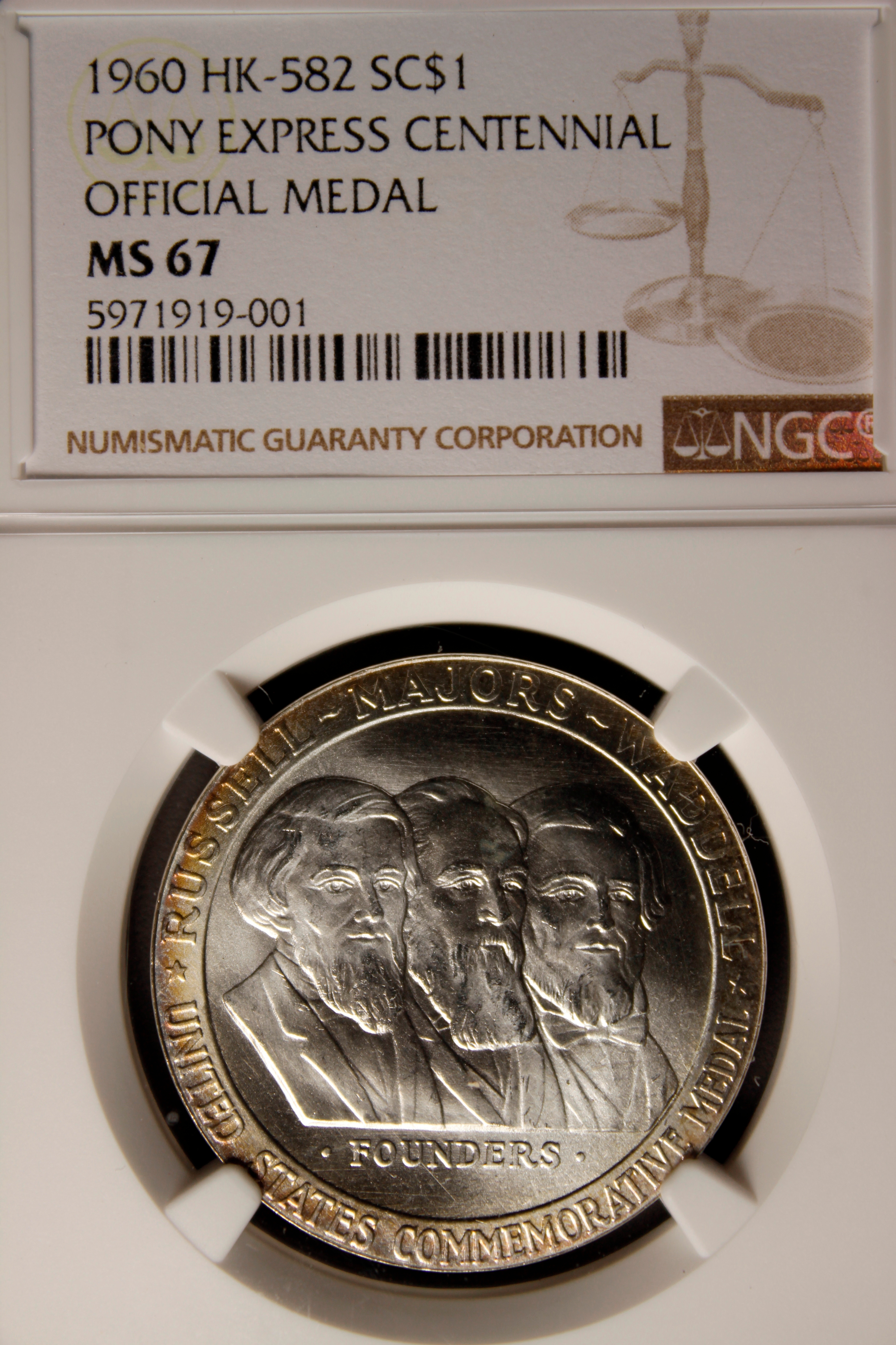 HK-582 1960 Pony Express Centennial SCD