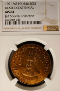 HK-646 1901 Dexter Maine Centennial SCD