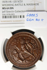 HK-120 1878 Wyoming Battle and Massacre Centennial SCD