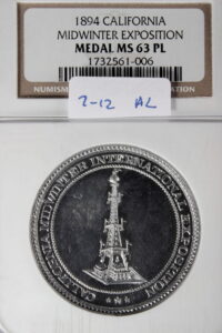 1894 Midwinter Spanish Exhibit SCD