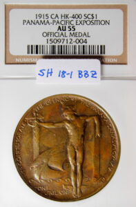 HK-400 1915 Panama-Pacific International Exposition Official SCD