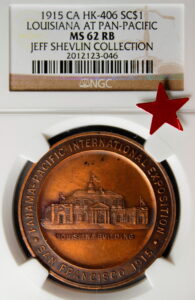 HK-406 1915 Panama-Pacific International Exposition Louisiana State SCD