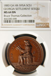 HK-595A 1883 Georgia Settlement Sesquicentennial SCD