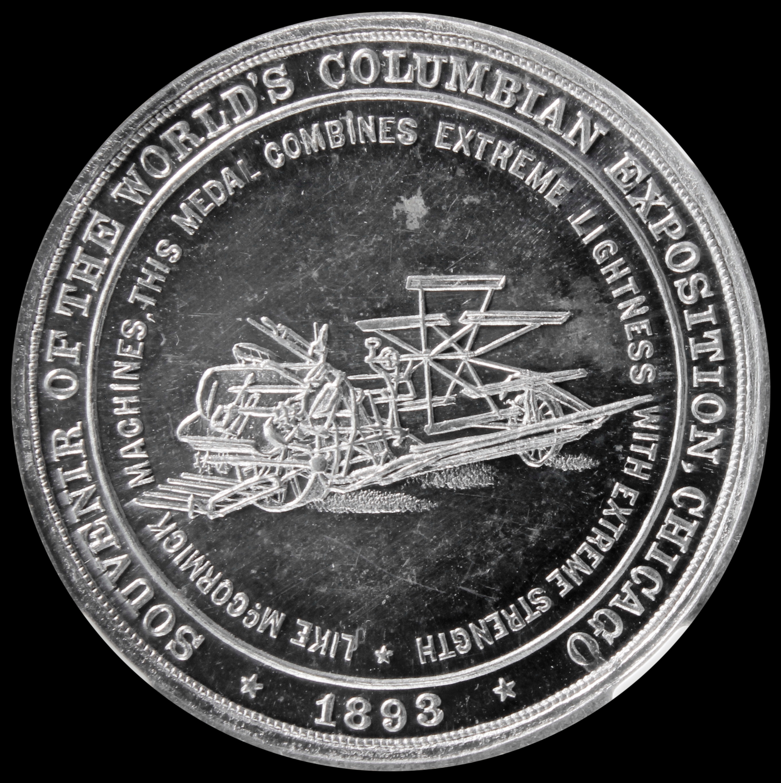 HK-242 1893 Columbian McCormick Reaper “Type 3” SCD