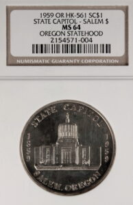 HK-561 1959 Oregon Statehood Centennial Salem SCD