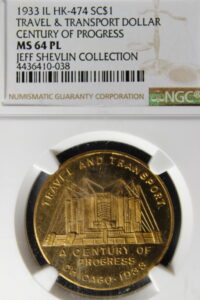 HK-474 1933 Century of Progress Travel and Transport SCD – Type 4 reverse