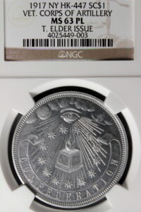 HK-447 1917 World War I Visit of our Allies by Thomas Elder – Aluminum