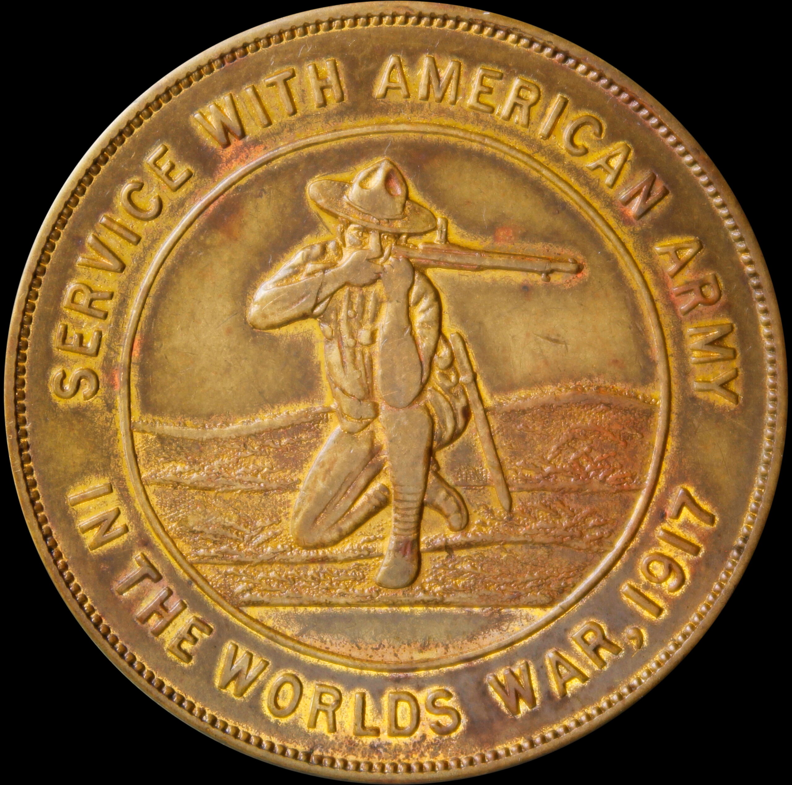 1917 Service with American Army in the World's War SCD | So-Called
