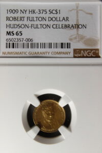 HK-375 1909 GOLD Robert Fulton SCD