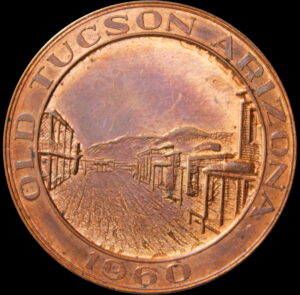 HK-716 1960 Old Tucson Arizona SCD – ERROR – flip over double struck