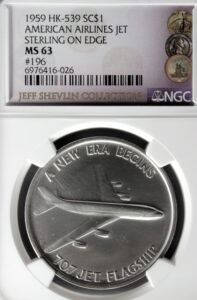 HK-539 1959 American Airlines First Jet Air Service SCD