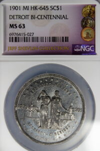 HK-645 1901 Detroit Bi-Centennial SCD