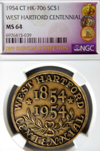 HK-706 1954 West Hartford Centennial SCD