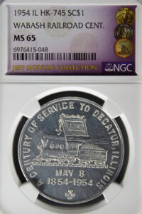 HK-745 1954 Wabash Railroad Centennial SCD