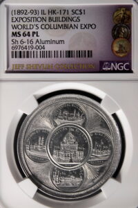 HK-171 1893 Columbian Ferris Wheel / Five Edifices SCD