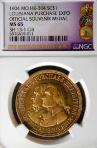 HK-304 1904 Louisiana Purchase Exposition Official SCD