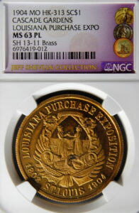 HK-313 1904 Louisiana Purchase Uncle Sam SCD