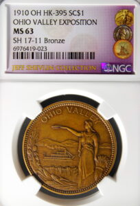 HK-395 1910 Ohio Valley Exposition Official SCD