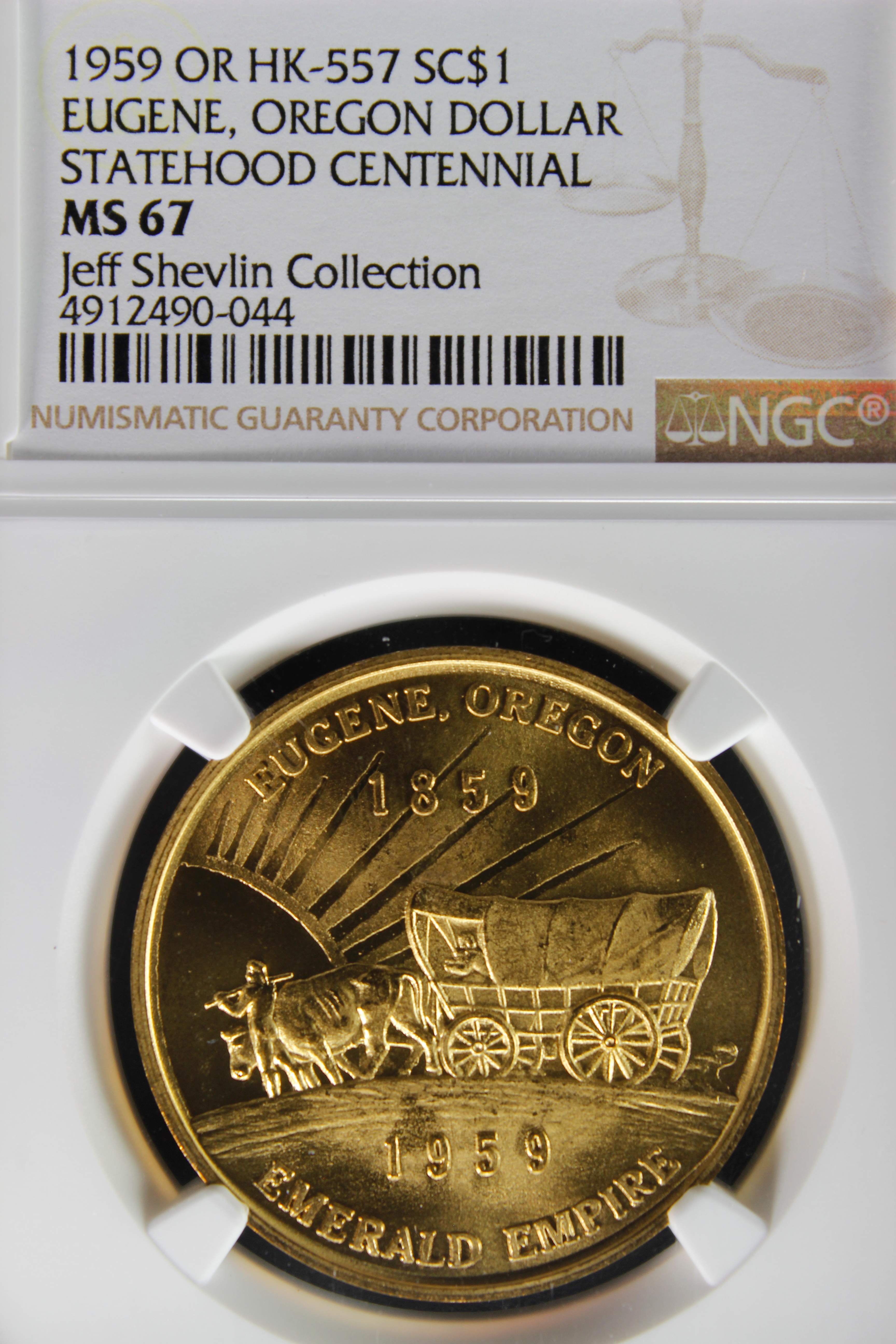 HK-557 1959 Oregon Statehood Centennial – Eugene Oregon SCD