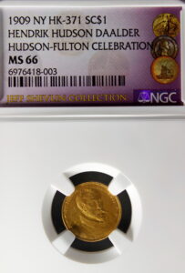 HK-371 1909 Hendrik Hudson Daalder SCD – GOLD