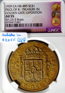 HK-485A 1939 GGIE Piece of Eight SCD