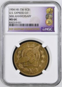 HK-736 1904 U.S. Express Co. 50th Anniversary SCD