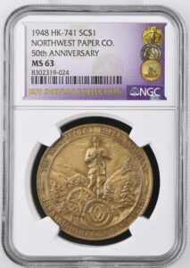 HK-741 1948 50th Anniversary Northwest Paper Company SCD